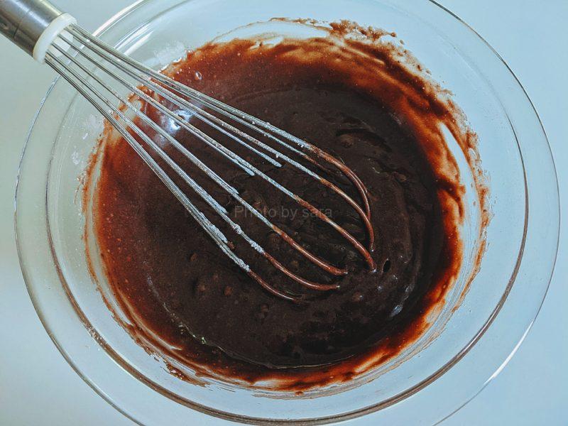 レシピ　チョコレートマフィン　オイル　バター不使用　バレンタイン