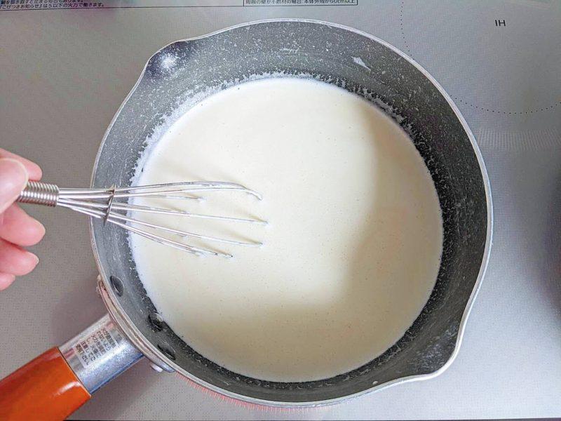 キウイのパンナコッタ　アガーゼリー　作り方　レシピ　簡単おやつ