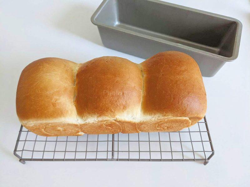 ふんわりしっとり生食パン　パウンド型　レシピ　作り方