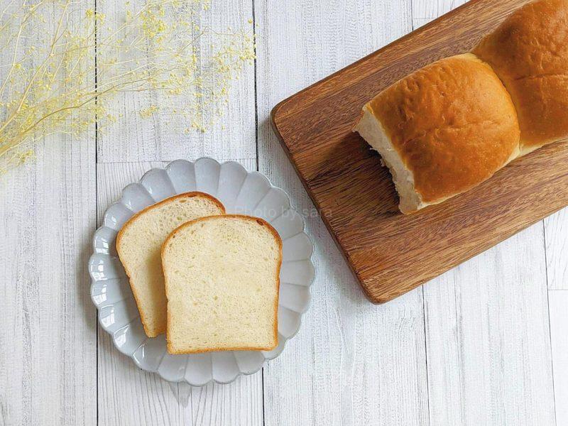 ふんわりしっとり生食パン　パウンド型　レシピ　作り方
