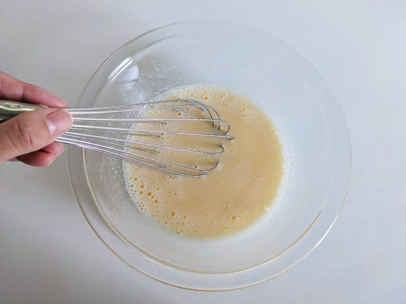 ココアと抹茶のマーブルマフィン　作り方　レシピ　簡単　オイルマフィン
