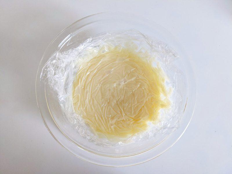 米粉のカスタードクリーム　簡単レシピ　電子レンジ　全卵