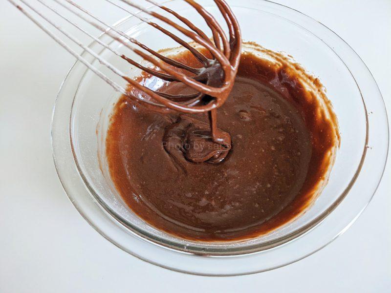 チョコレートシフォンケーキ　レシピ　作り方　簡単