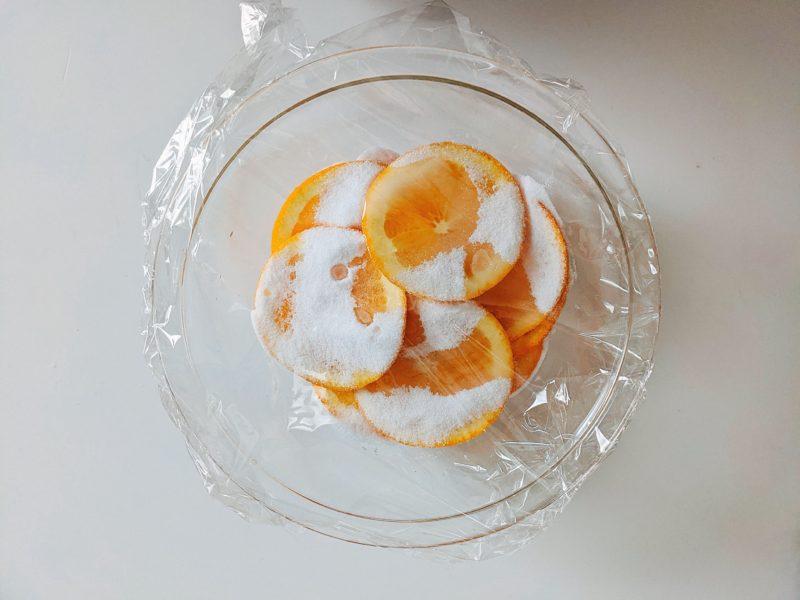 オレンジコンポート　レンジ　簡単レシピ