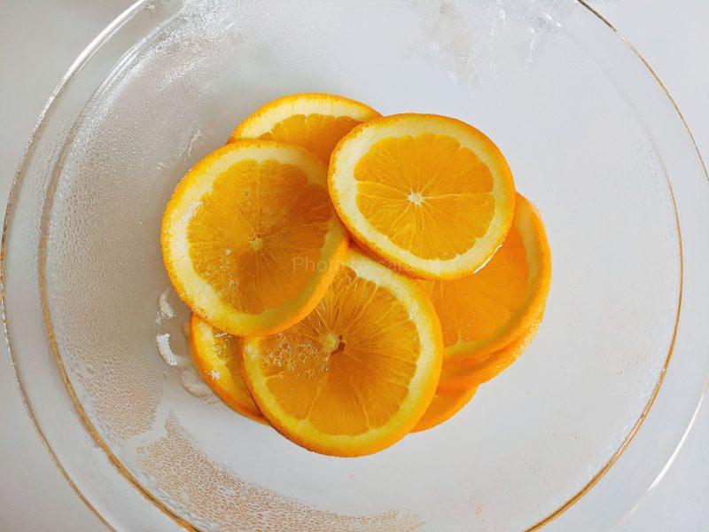 オレンジコンポート　レンジ　簡単レシピ