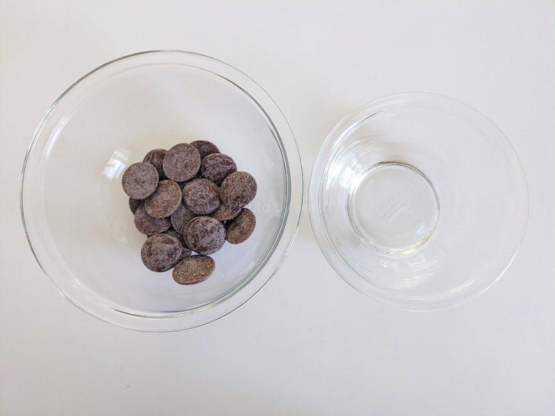 チョコムース　チョコレート　簡単レシピ　水